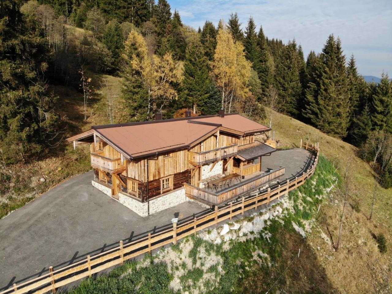 Almhuette Lengau Villa Saalbach-Hinterglemm Eksteriør billede